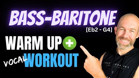 BASS-BARITONE Vocal Exercises [Daily WARM UP + Workout] - YouTube