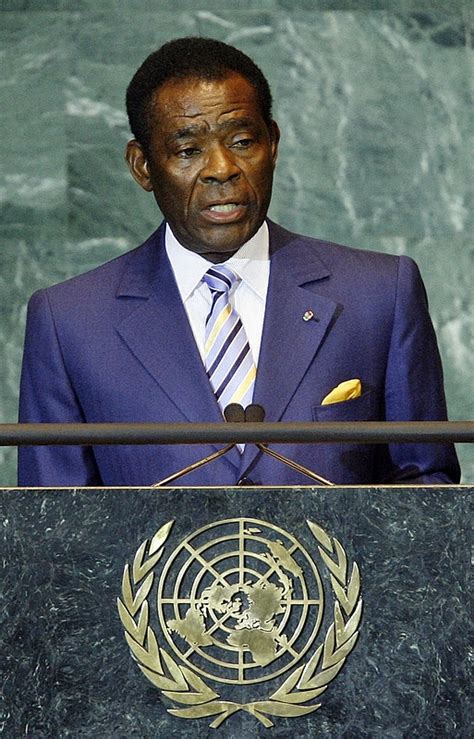 Teodoro Obiang Nguema Mbasogo-President of Equatorial Guinea ...