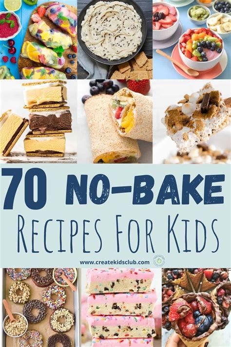 70 No-Bake Recipes For Kids to Make on Their Own | Create Kids Club