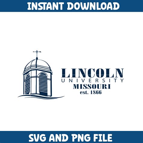 Lincoln ncaa Svg, Lincoln University logo svg, Lincoln Unive - Inspire ...