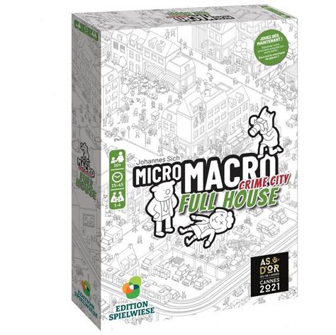 Micromacro : Crime City Full House. Une suite pour le meilleur jeu de ...