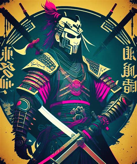 Samurai Japan Warrior Japanese Ninja art Manga dig by sytacdesign on ...