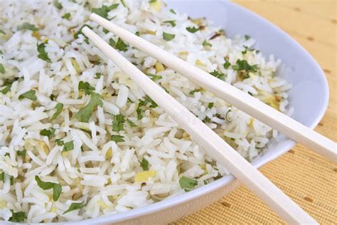 Rice and chopsticks stock photo. Image of eating, chinese - 18164704