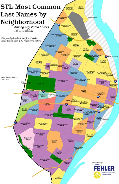 Map Of St Louis Neighborhoods - Maping Resources