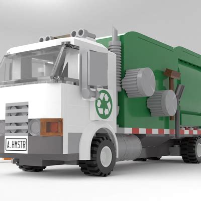 Automated Garbage Truck | Garbage truck, Lego cars, Lego sets