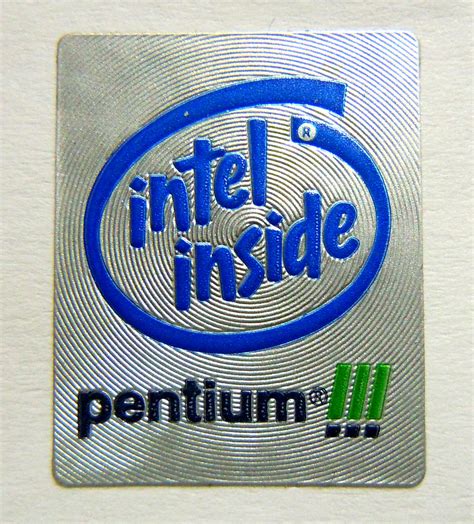 Original Intel Pentium 3 Sticker 19 x 24mm [68] – Vath Ventures