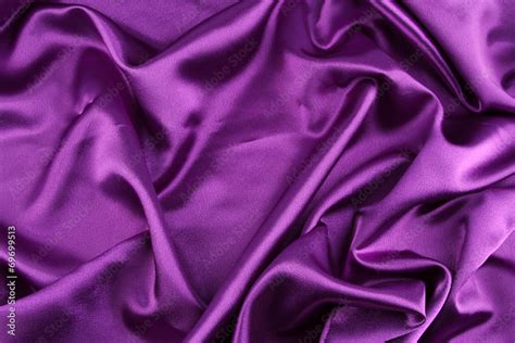 Purple silk fabric texture Stock Photo | Adobe Stock