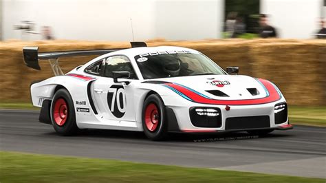 2019 Porsche 935 in action at Goodwood FoS: 3.8L Twin-Turbo Flat-6 ...