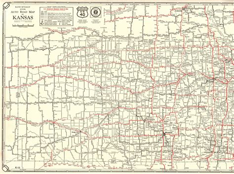 Detailed Kansas Road Map