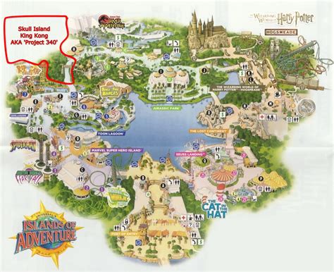 Big changes coming to IOA's map with Universal's Kong announcement. : r ...