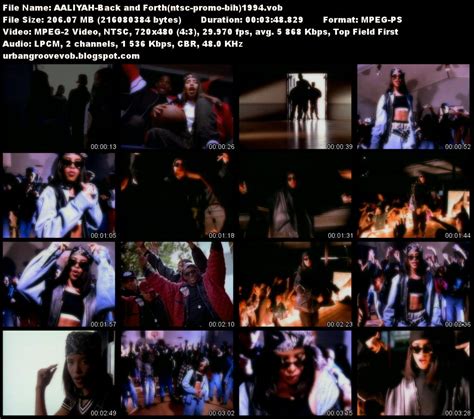 Urban Groove Vob Collection: Aaliyah - Back & Forth (1994)