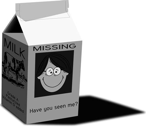 Free Milk Carton Missing Person Template, Download Free Milk Carton ...