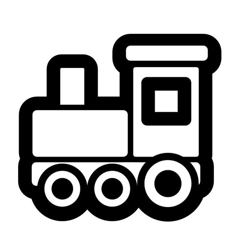 Images For > Train On Tracks Clipart | Clipart black and white, Train ...