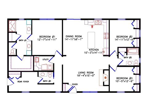 Small Ranch Floor Plans - floorplans.click