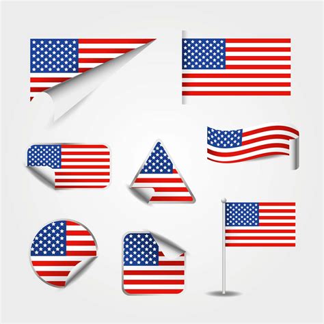 American Flag Vector 508496 Vector Art at Vecteezy