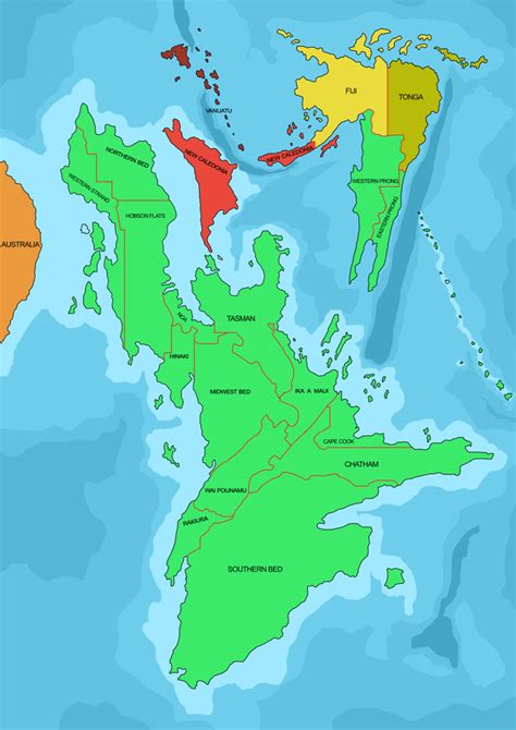 this is a good Idea for the outline of Zealandia in 2021 | Geography ...