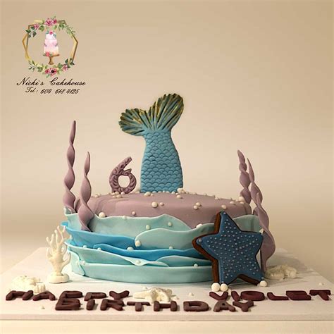 Little mermaid cake - Nickiscake