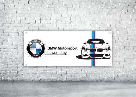 Bmw Logo Banner Vinyl, Garage Sign, Office or Showroom, Flag, Racing ...