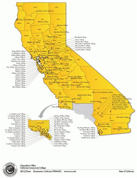 California Community Colleges Map - Printable Maps