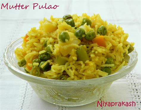 Niya's World: Mutter Pulao / Peas Pulao