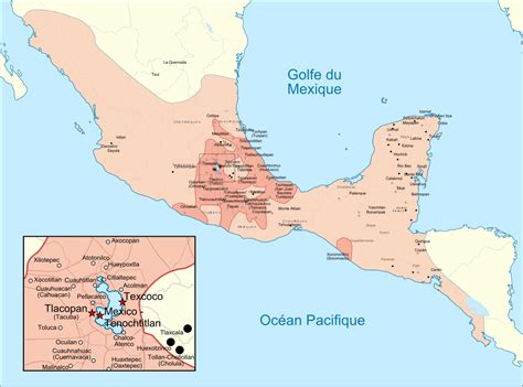 Mexico Pyramids Locations Map