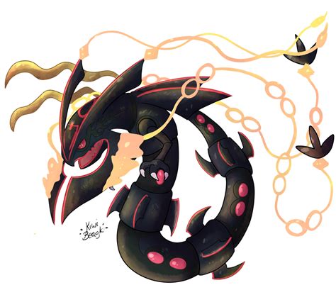 Shiny Mega Rayquaza by KiwiBeagle on DeviantArt