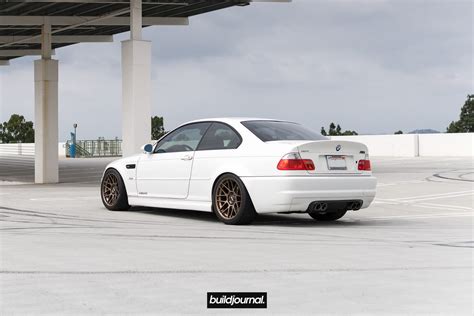 Apex ARC-8 Matte Bronze on Alpine White E46 M3 • Buildjournal