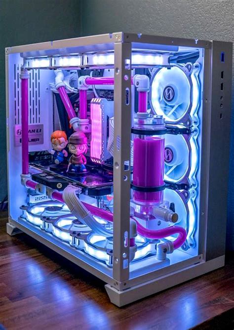 Lian Li PC-O11DX Custom Water cooled Gaming PC Build Battle station Rig ...