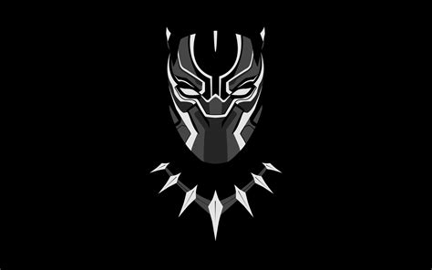 Black Panther Minimal Artwork Wallpaper, HD Movies 4K Wallpapers ...