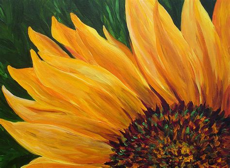 Sunflower from Summer Painting by Mary Jo Zorad - Pixels