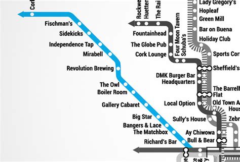 Chicago Bar Map Is The Best (Not Made By CTA)