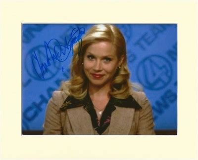 CHRISTINA APPLEGATE ANCHORMAN HAND SIGNED AUTOGRAPH PHOTO 10X8 MOUNTED ...