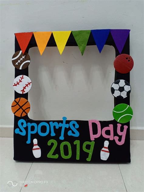 Best 12 sports day photo frame by teacher mun | Sports day, Sports day ...