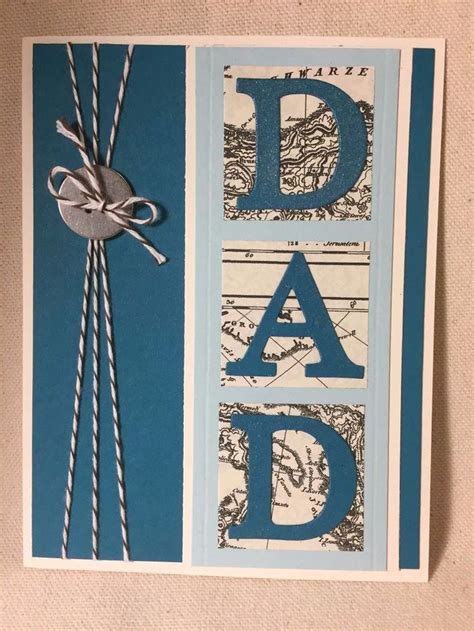 Stampin Up Handmade Father's Day Card | Cards handmade, Father's day ...