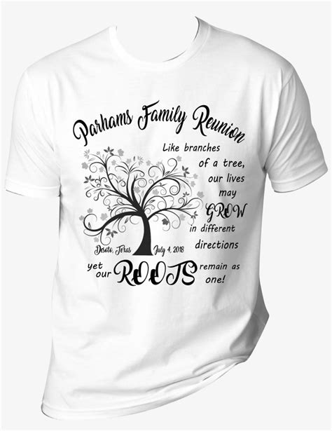 Family Reunion Templates For T Shirts