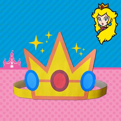 Print & Play: Princess Peach Crown - Sparkle with this Tiara - Play ...