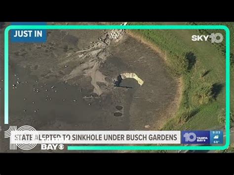 Millions of gallons of wastewater spill into sinkhole at Busch Gardens ...