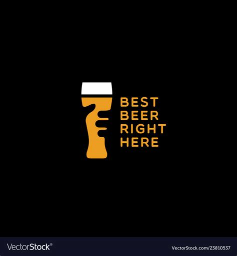 Beer logo Royalty Free Vector Image - VectorStock