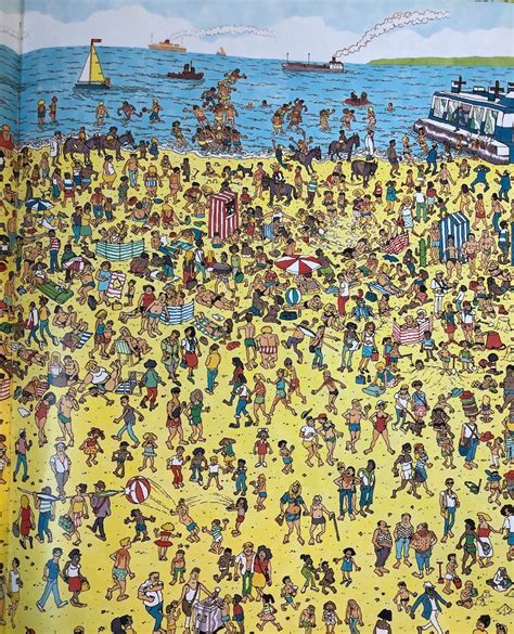 Where's Waldo book Martin Handford 1987 First US Edition | Etsy