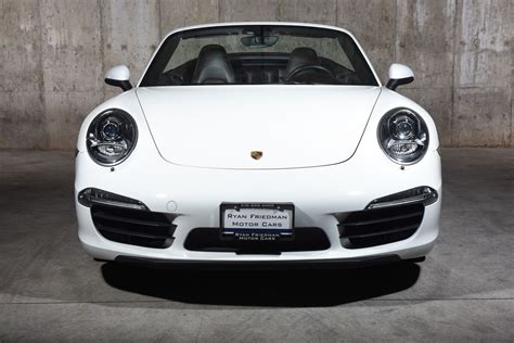 2013 Porsche 911 Carrera 31572 Miles White Convertible 3.4l H6 350hp ...