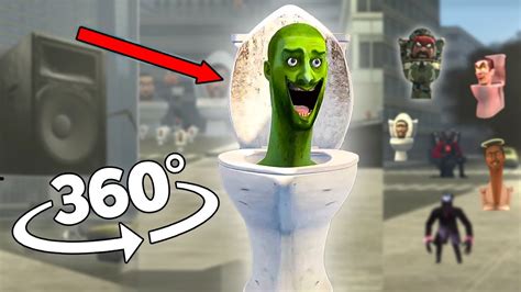 Zombie Skibidi Toilet Finding Challenge 360º VR Video - YouTube