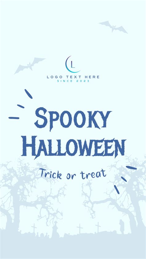 Spooky Halloween Facebook story | BrandCrowd Facebook story Maker