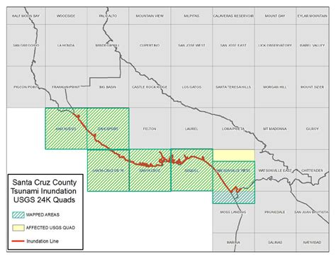 Santa Cruz County Tsunami Inundation Maps