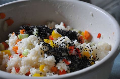 Sushi Rice Salad - Hide the cheese