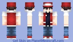 Pokemon - Trainer Red Minecraft Skin