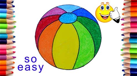 How To Draw A Ball For Kids Easy Drawings For Kids Circle Drawing ...