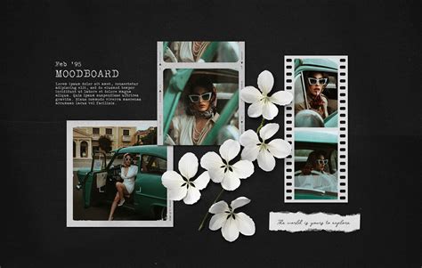 Vintage Photo Frame Moodboard on Behance