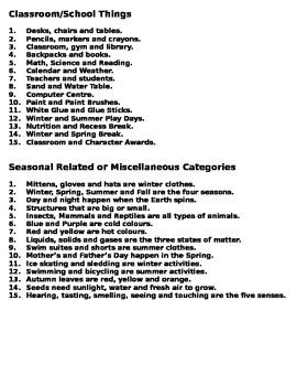 Wheel of Fortune Categories by The Mad Professor's Teaching Resources