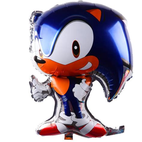 1pcs Classic Toys Inflatable Sonic Balloons Party Decorations Mylar ...