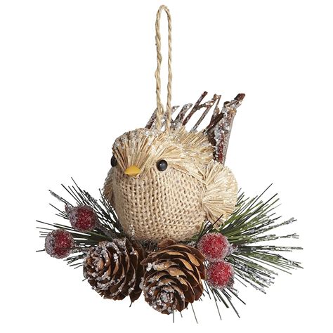 Natural Bird Nest Ornament | Handmade christmas ornaments, Christmas ...